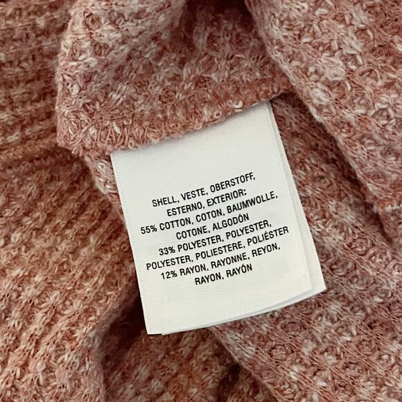 ANTHROPOLOGIE Postmark Maurisa Waffle Long Sleeve Small S - Picture 8 of 8